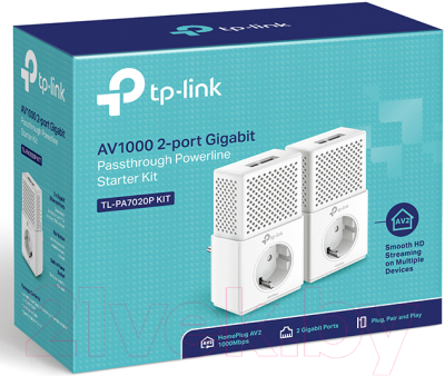 Комплект powerline-адаптеров TP-Link TL-PA7020PKIT