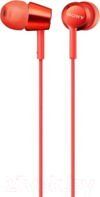 Наушники Sony MDR-EX155R (красный)
