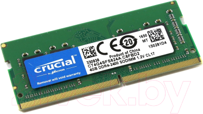 Оперативная память DDR4 Crucial CT4G4SFS824A