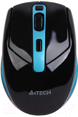 Мышь A4Tech Wireless G11-590FX-3 (черный/голубой)