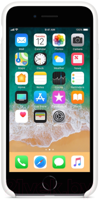 Чехол-накладка Apple Silicone Case для iPhone 7 White / MMWF2