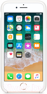 Чехол-накладка Apple Silicone Case для iPhone 8/7 White / MQGL2