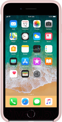 Чехол-накладка Apple Silicone Case для iPhone 8+/7+ Pink Sand / MQH22