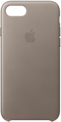 Чехол-накладка Apple Leather Case для iPhone 8/7 Taupe / MQH62