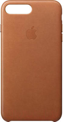 Чехол-накладка Apple Leather Case для iPhone 8+/7+ Saddle Brown / MQHK2