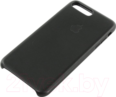 Чехол-накладка Apple Leather Case для iPhone 8+/7+ / MQHM2 (черный)