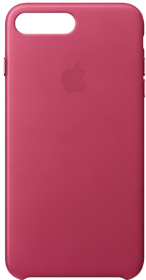 Чехол-накладка Apple Leather Case для iPhone 8+/7+ Pink Fuchsia / MQHT2