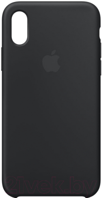 Чехол-накладка Apple Silicone Case для iPhone X Black / MQT12