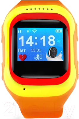 Умные часы детские Ginzzu GZ-501 (оранжевый)