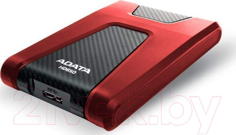 Внешний жесткий диск A-data DashDrive Durable HD650 2TB (AHD650-2TU31-CRD)