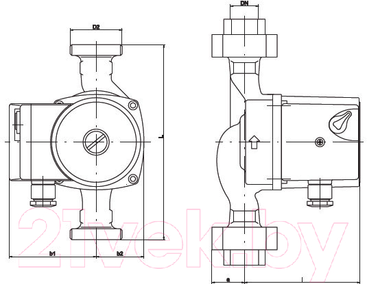 Циркуляционный насос IMP PUMPS GHN 15/40-130 — фото 2