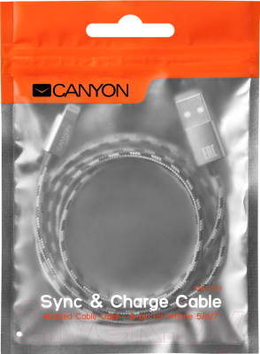 Кабель Canyon CNE-CFI3DG (темно-серый)