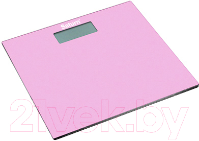Напольные весы электронные Saturn ST-PS0294 (розовый)