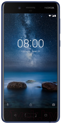 Смартфон Nokia 8 Dual / TA-1004 (синий)