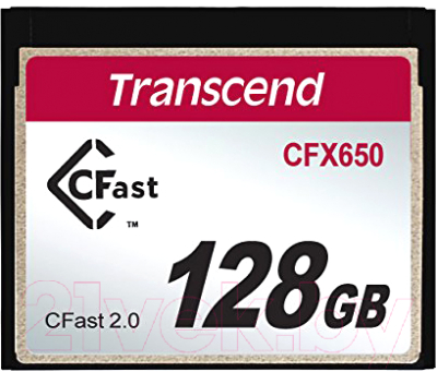 Карта памяти Transcend CFX650 CompactFlash 128Gb (TS128GCFX650)