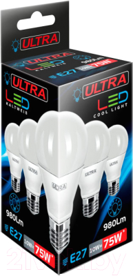Лампа Ultra LED-A60-10W-E27-4000K