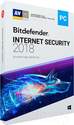 ПО антивирусное Bitdefender Internet Security 2018 Home/1Y/1PC (WB11031001)
