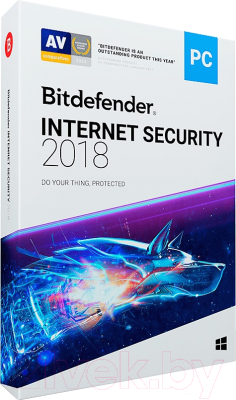 ПО антивирусное Bitdefender Internet Security 2018 Home/2Y/1PC (WB11032001)