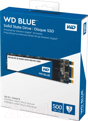SSD диск Western Digital Blue PC 500GB (WDS500G1B0B)