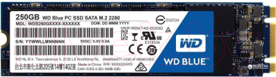 SSD диск Western Digital Blue 3D NAND 250GB (WDS250G2B0B)