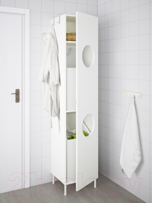 Шкаф-пенал для ванной Ikea Лиллонген 991.880.60 (белый)
