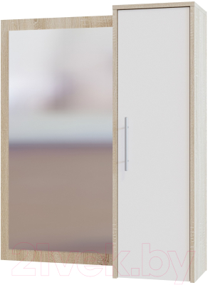 Шкаф навесной Сокол-Мебель ПЗ-4 (дуб сонома/белый)