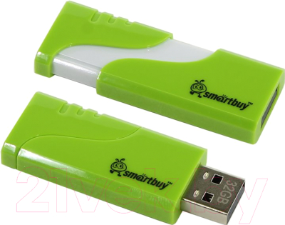 Usb flash накопитель SmartBuy 32GB Hatch Green (SB32GBHTH-G)