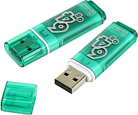 

USB flash накопитель, Glossy Green 64GB (SB64GBGS-G)