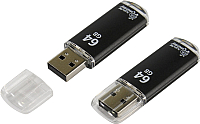 USB flash накопитель SmartBuy 64GB V-Cut Black (SB64GBVC-K) - 