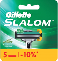 Набор сменных кассет Gillette Slalom (5шт) - 