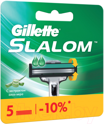 Набор сменных кассет Gillette Slalom (5шт)