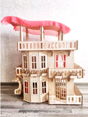 Как построить кукольный дом из картона