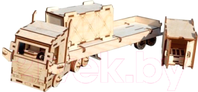 Автовоз игрушечный POLLY Грузовик с прицепом и 2 контейнера ТР-01