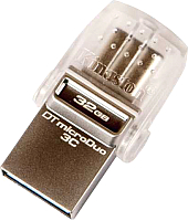 Usb flash накопитель Kingston DataTraveler microDuo 3C 32GB (DTDUO3C/32GB) - 