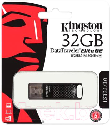 Usb flash накопитель Kingston Data Traveler Elite G2 32GB (DTEG2/32GB)