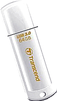 Usb flash накопитель Transcend JetFlash 730 64Gb White (TS64GJF730) - 
