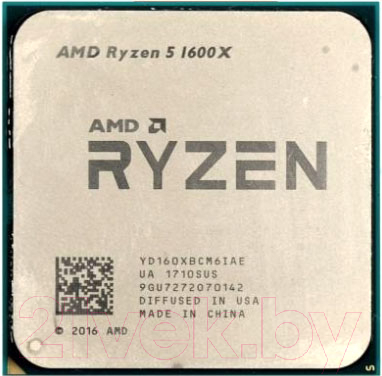 Процессор AMD Ryzen 5 1600X Box / YD160XBCAEWOF