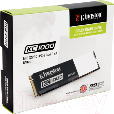 SSD диск Kingston KC1000 480GB (SKC1000/480G)