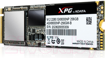 SSD диск A-data XPG SX8000 256GB (ASX8000NPC-256GM-C)
