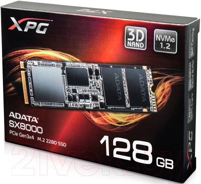 SSD диск A-data SX8000 128GB (ASX8000NPC-128GM-C)
