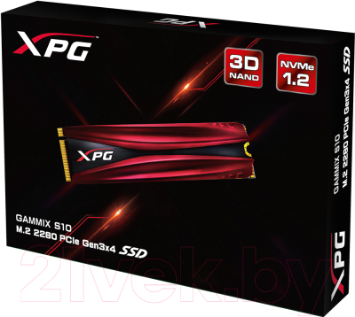 SSD диск A-data XPG GAMMIX S10 256GB (ASX7000NPC-256GT-C) 