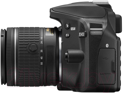 Зеркальный фотоаппарат Nikon D3400 Kit 18-105mm VR (черный)
