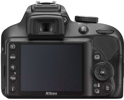 Зеркальный фотоаппарат Nikon D3400 Kit 18-105mm VR (черный)