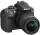 Миниатюра изображения товара Зеркальный фотоаппарат Nikon D3400 Kit 18-105mm VR (черный)