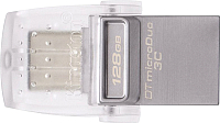 

Usb flash накопитель Kingston, Data Traveler microDuo 3C 128GB (DTDUO3C/128GB)