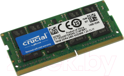 Оперативная память DDR4 Crucial CT16G4SFD824A