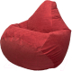 Бескаркасное кресло Flagman Груша Мега Г3.5-23 (красный) - 