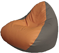Бескаркасное кресло Flagman Relax P2.3-35 (оранжевый/серый) - 