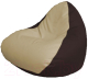 Бескаркасное кресло Flagman Relax P2.3-45 (светло-бежевый/темно-коричневый) - 