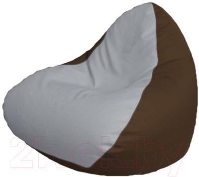 Бескаркасное кресло Flagman Relax P2.3-55 (белый/коричневый)